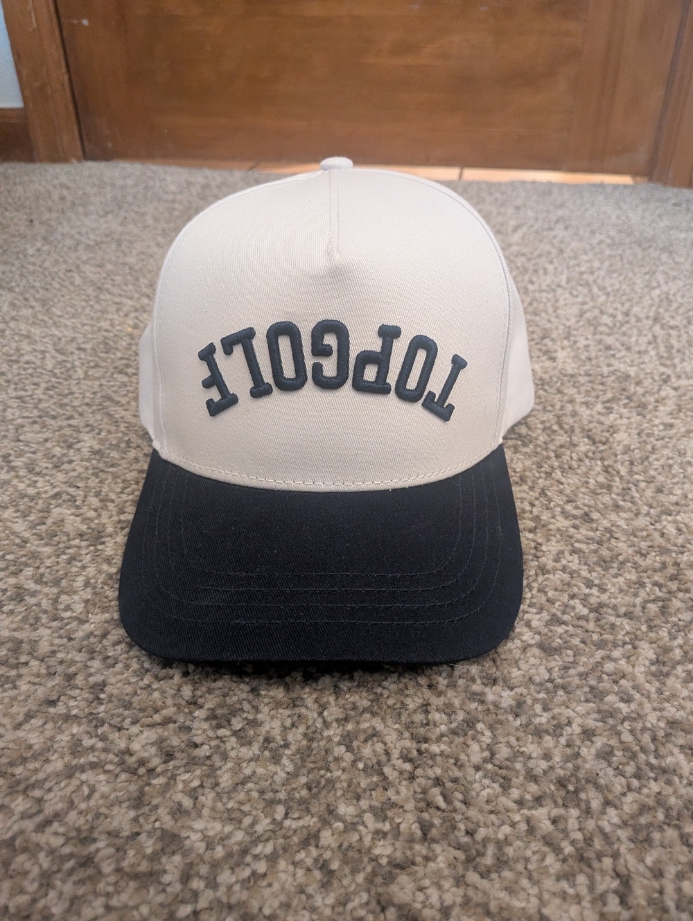 Topgolf Two-Tone Trucker Hat - White & Navy